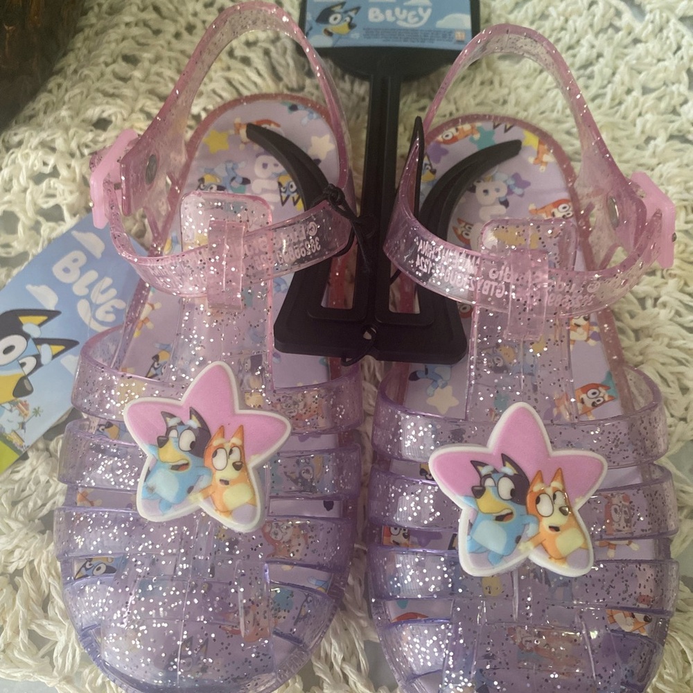 Kids Glitter Sandals bluey - Pink - Picture 2 of 3